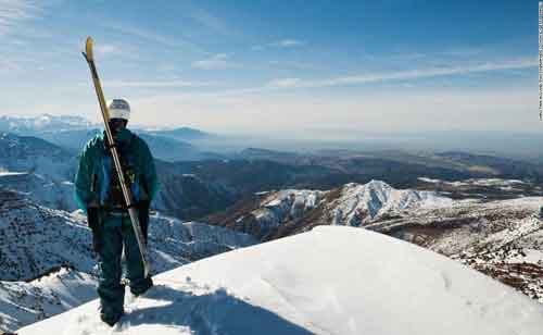 Ski mountaineering in the Atlas Mountains 